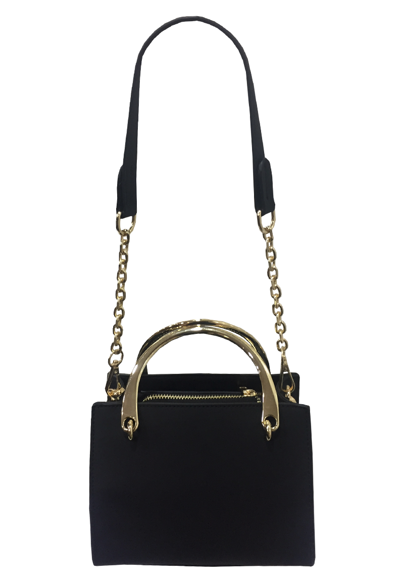 Cartera Cuero Ecológico CRO42 Negro-0