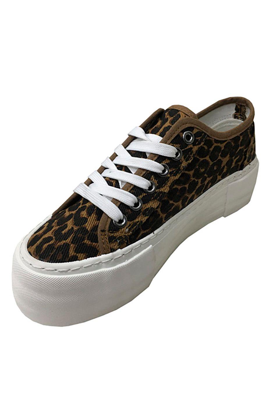Zapatillas Tela  ZAX90 Café-3