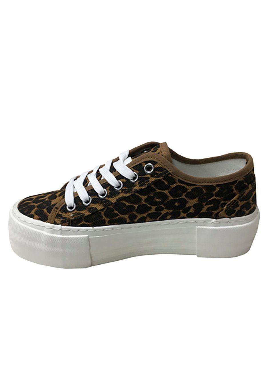 Zapatillas Tela  ZAX90 Café-4