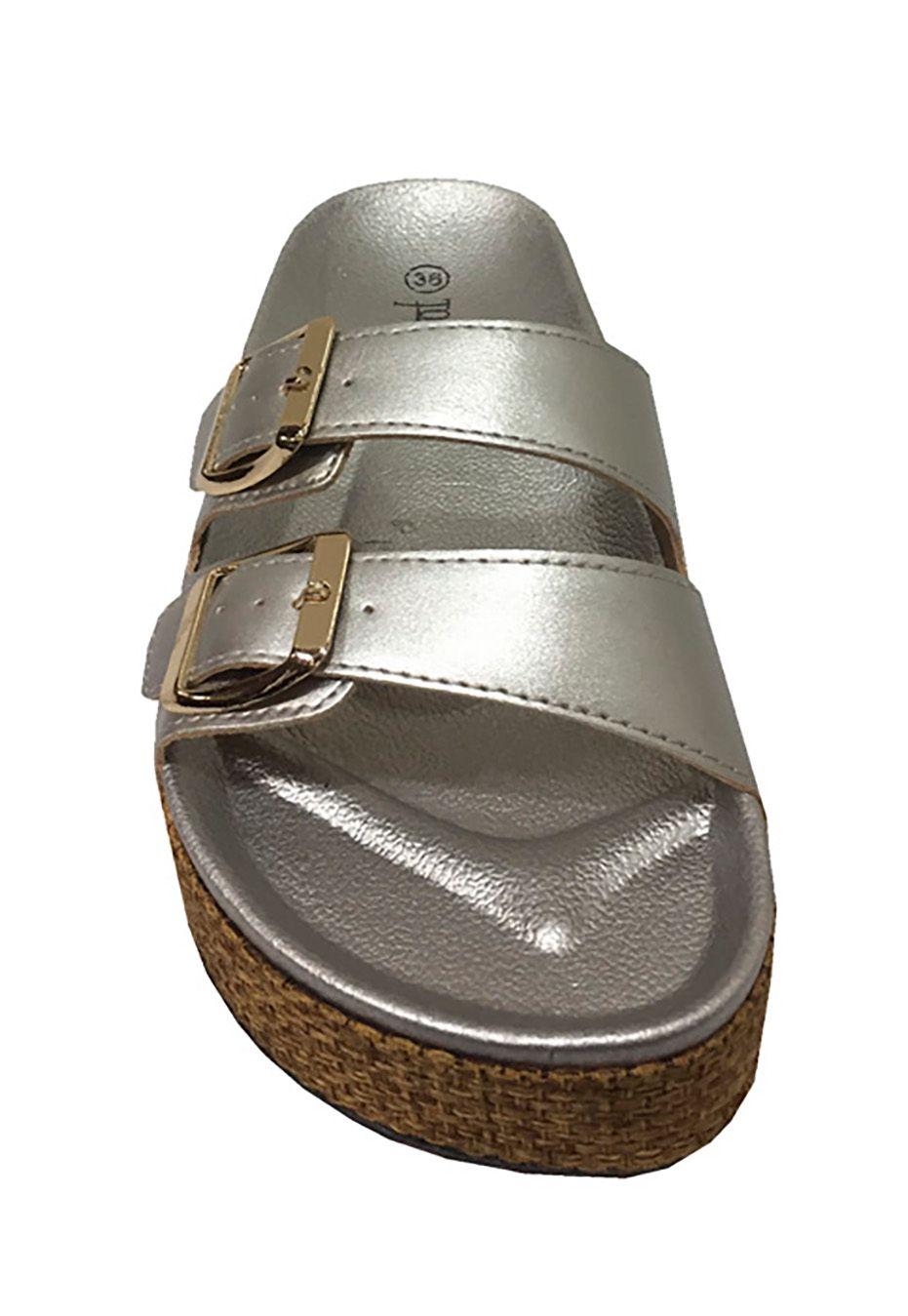 Sandalia Ecocuero ZAU77 Plata-2