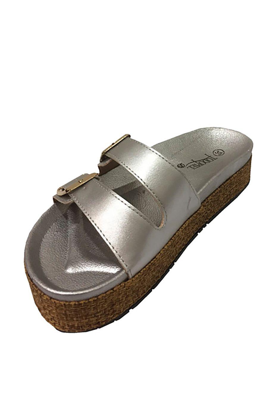 Sandalia Ecocuero ZAU77 Plata-3