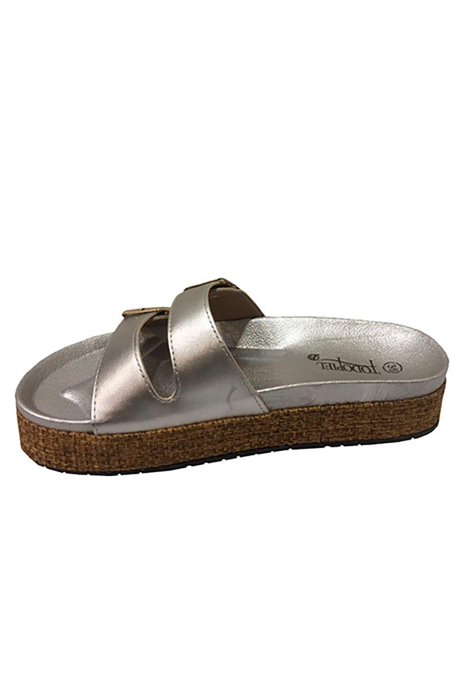 Sandalia Ecocuero ZAU77 Plata-4