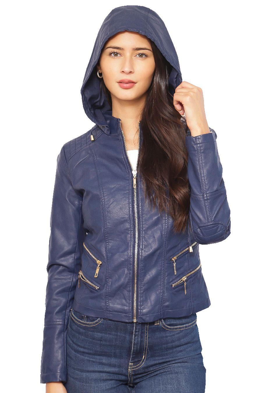 Chaqueta Ecocuero CHE55 Navy-1