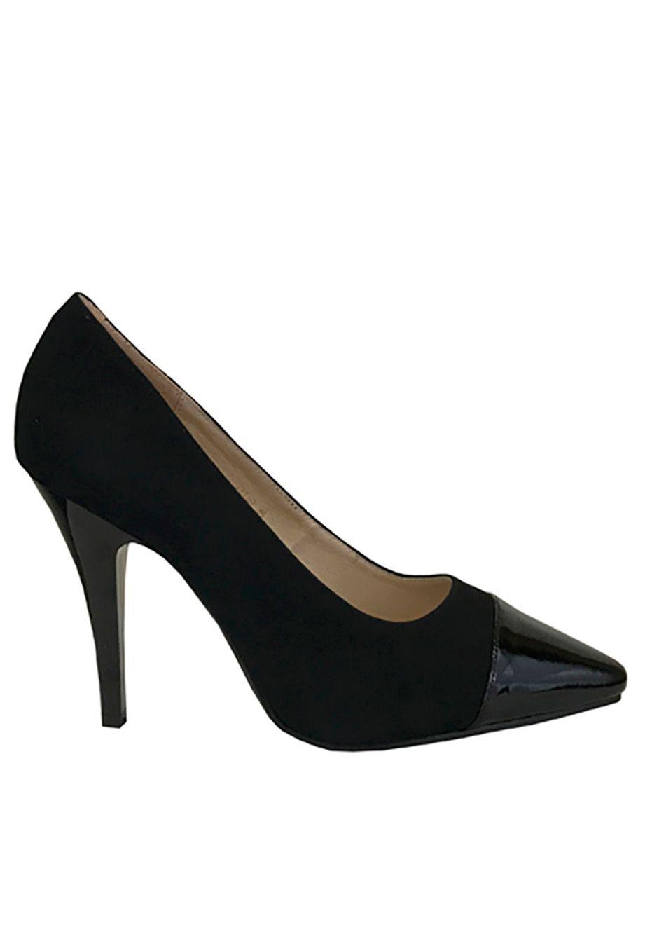 Zapato Reina Gamuza ZAT49 Negro-0