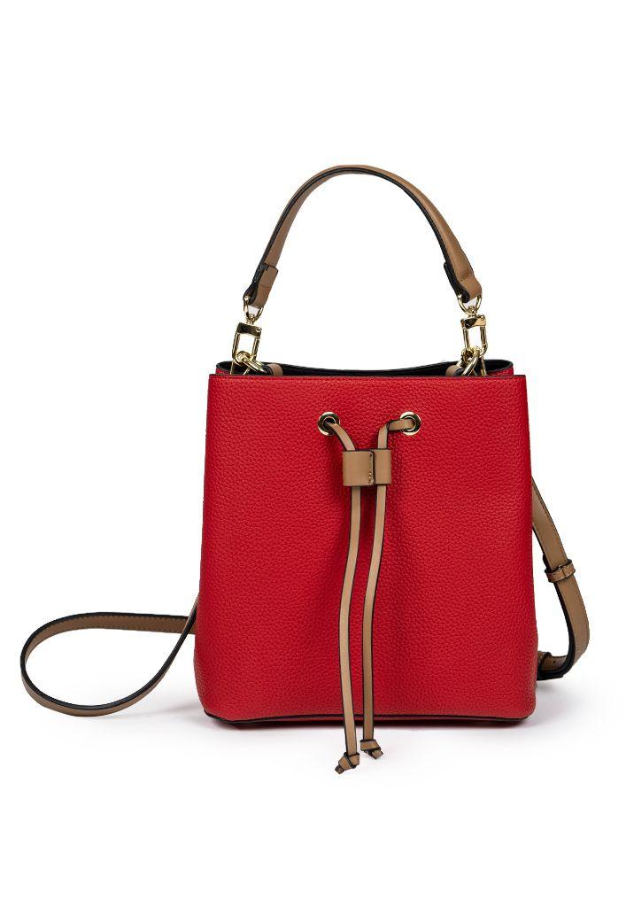 Cartera ecocuero CRU97 Rojo-0