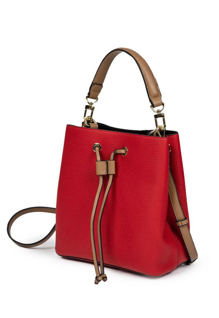 Cartera ecocuero CRU97 Rojo-1
