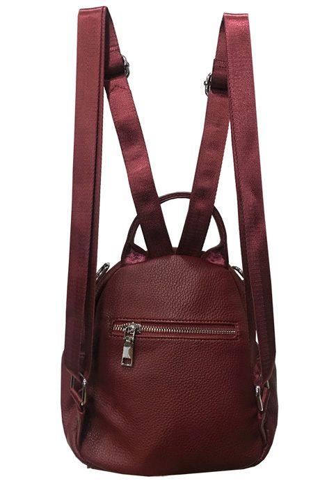 Mochila Cuero CRT19 Burdeo-2
