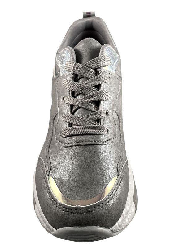 Zapatilla Ecocuero ZAY76 Gris-2