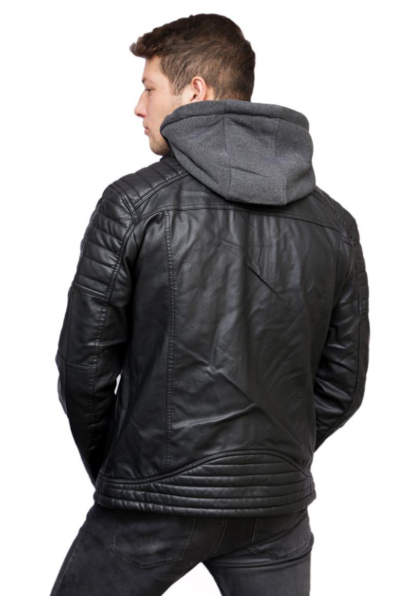 Chaqueta Ecocuero CHF97 Negro-2