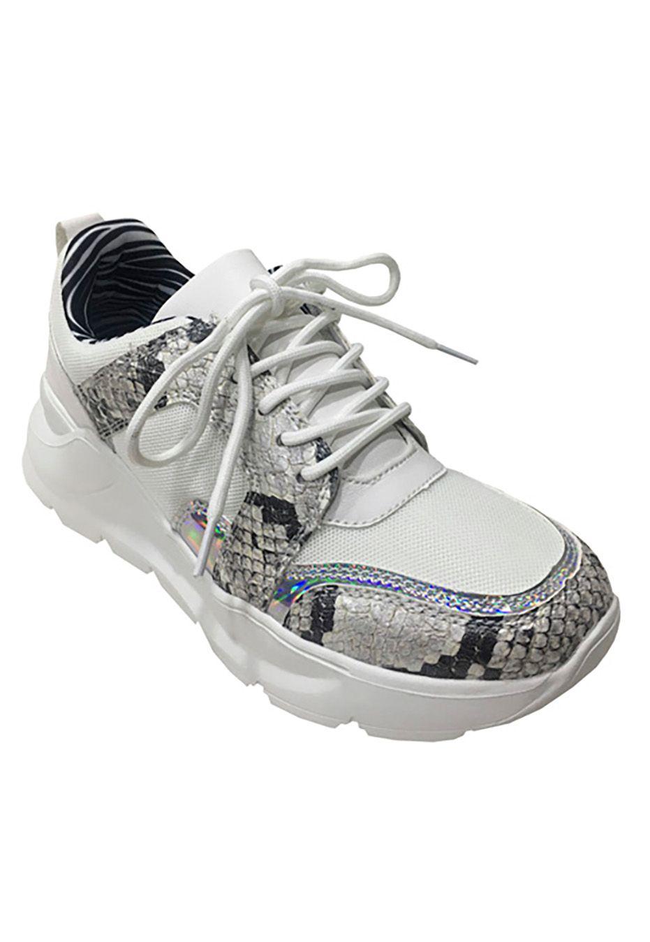 Zapatilla Ecocuero ZAX59 Silver-1