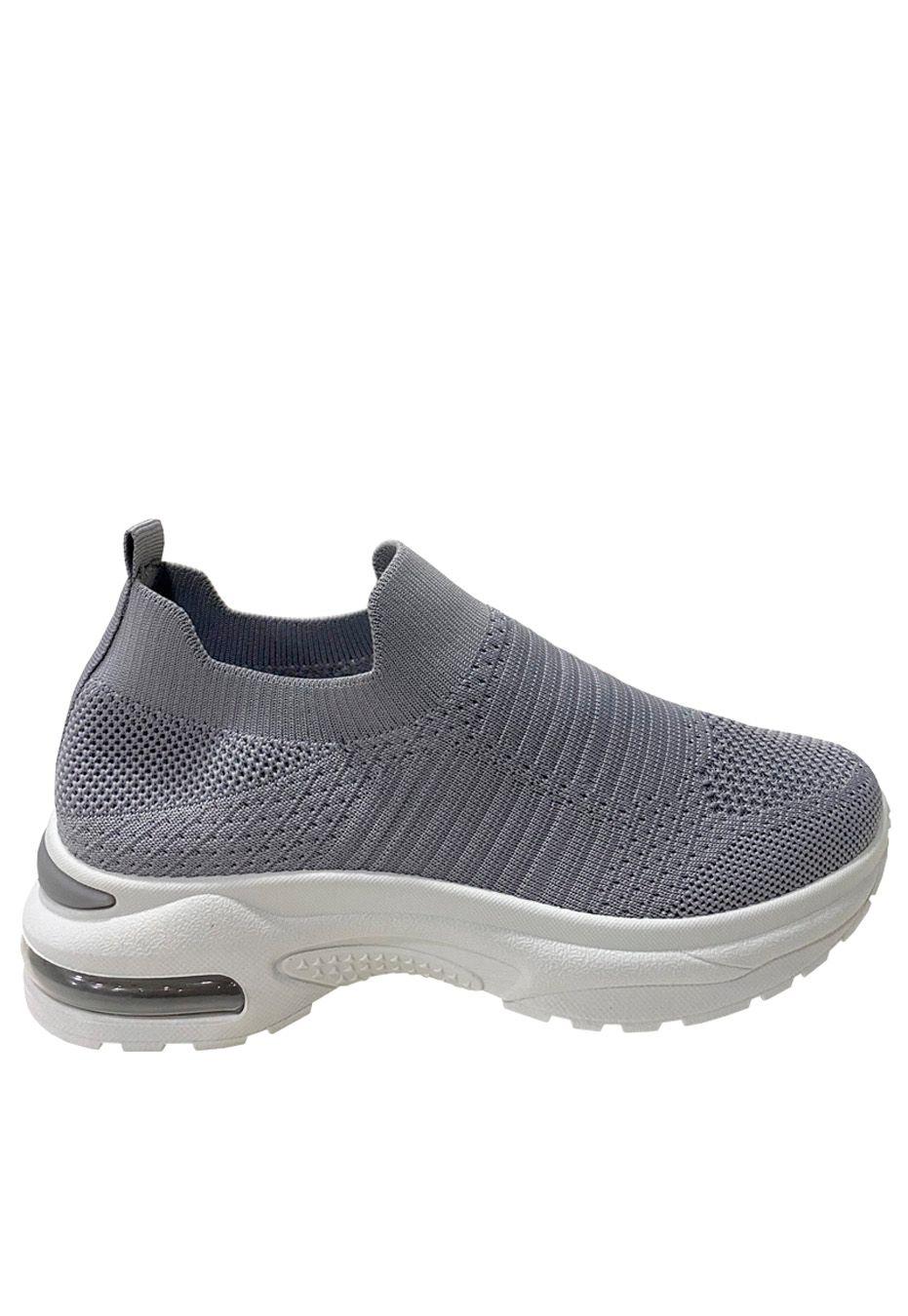 Zapatilla Tela ZAZ52 Gris-0