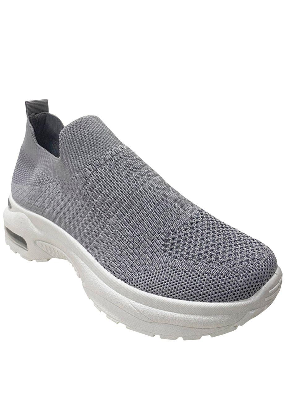 Zapatilla Tela ZAZ52 Gris-1