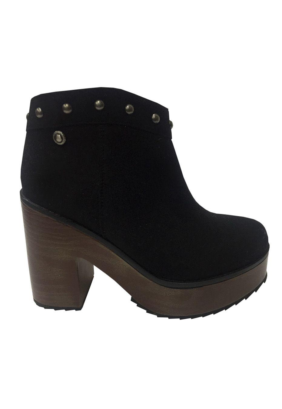 Botín Gamuza Ecológica ZAX03 Negro-0