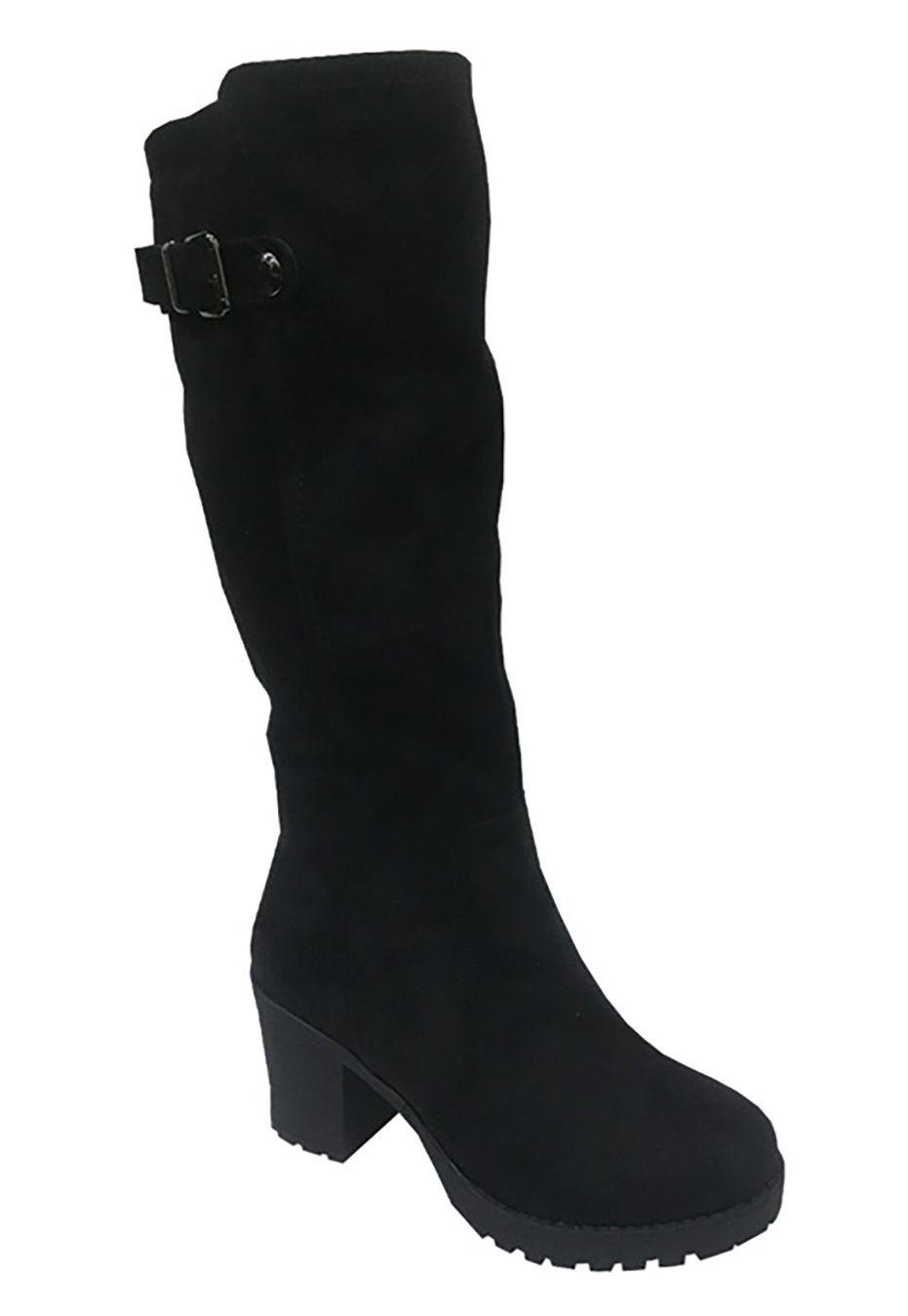 Bota Gamuza Ecológica  ZAV24 Negro-1