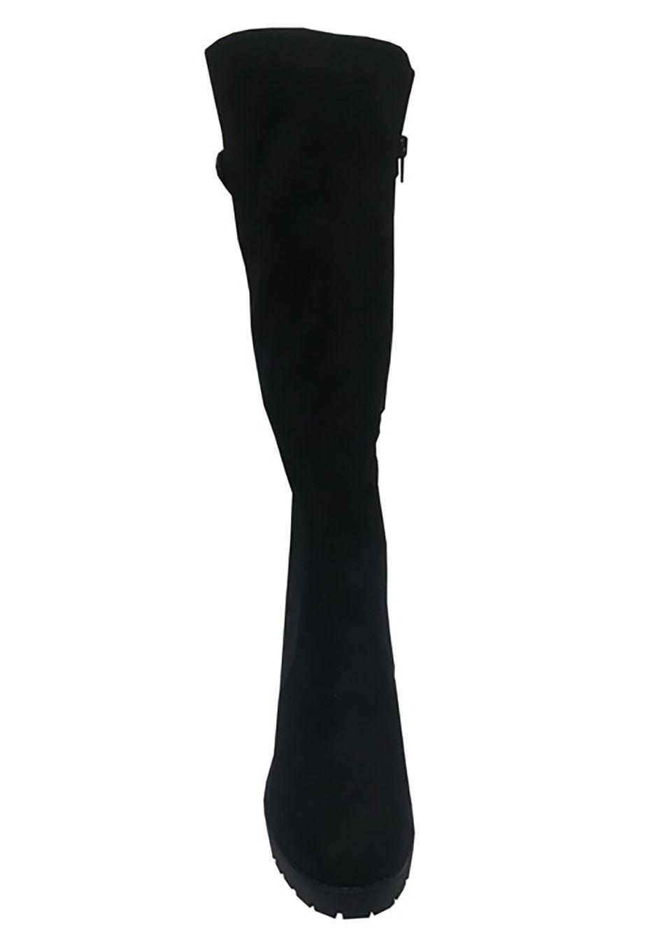 Bota Gamuza Ecológica  ZAV24 Negro-2