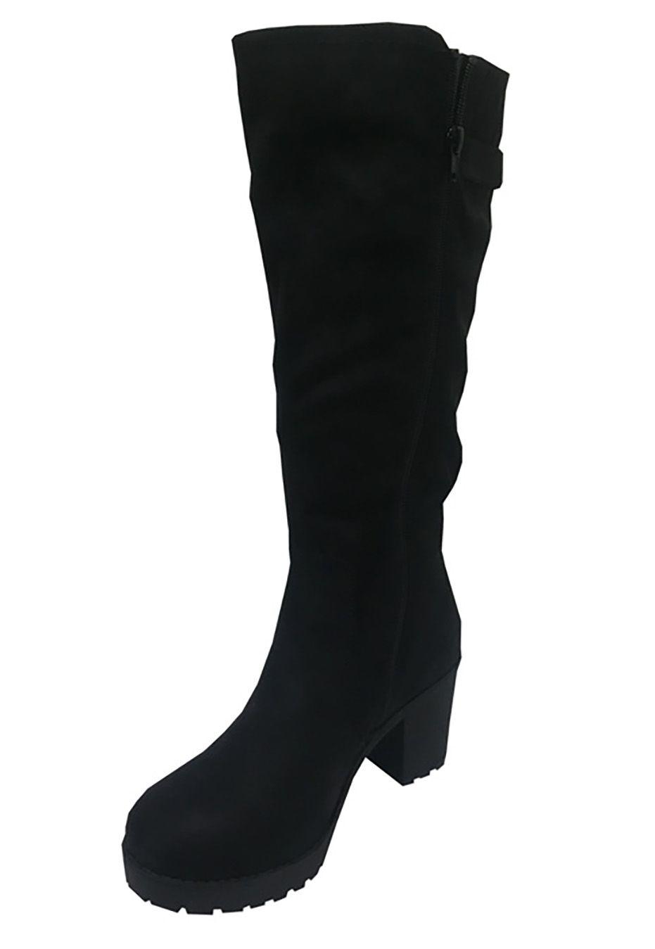 Bota Gamuza Ecológica  ZAV24 Negro-3
