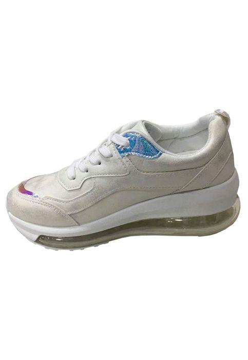 Zapatilla Ecocuero ZAY13 Blanco-4