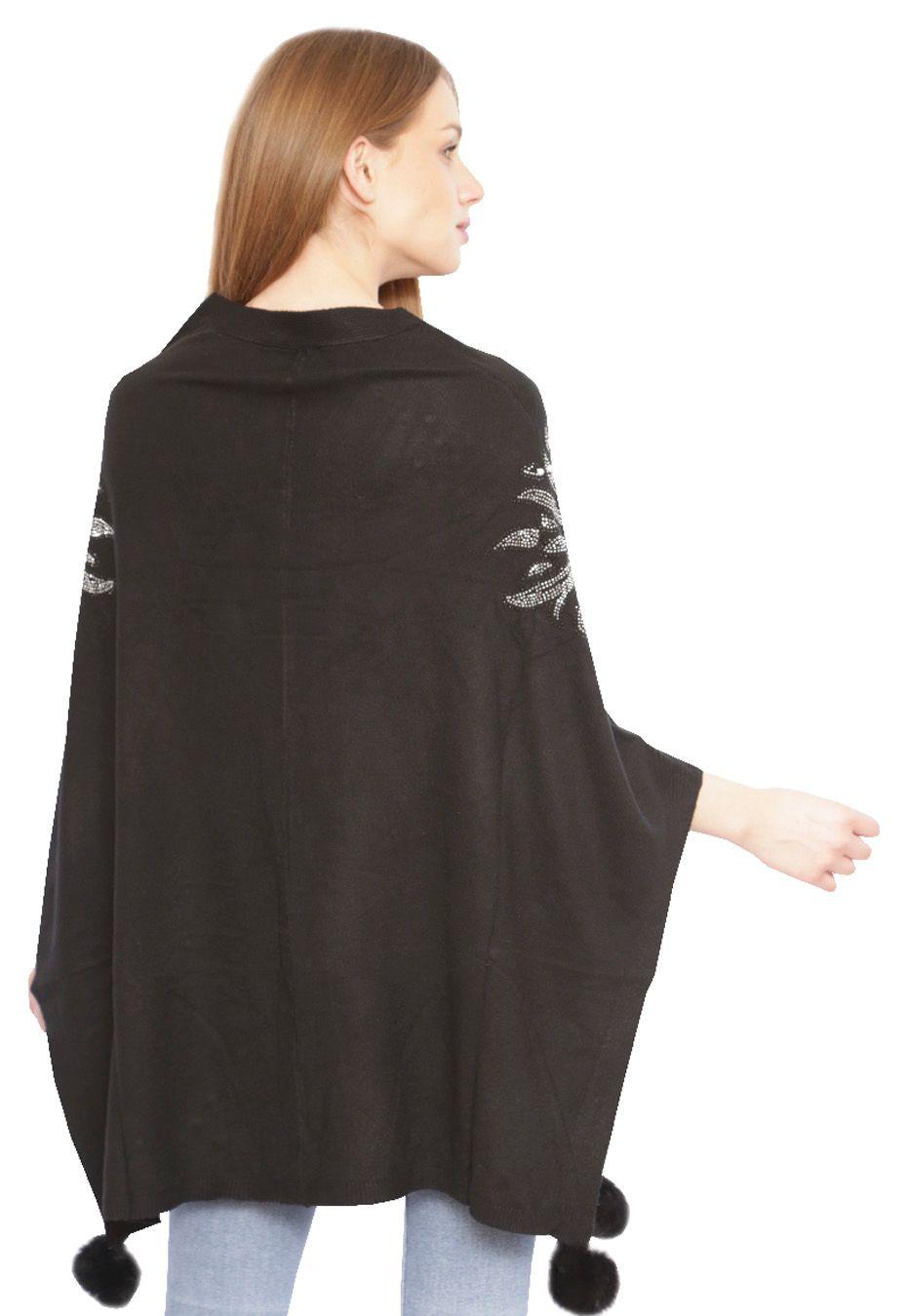 Poncho PO037 Negro-2