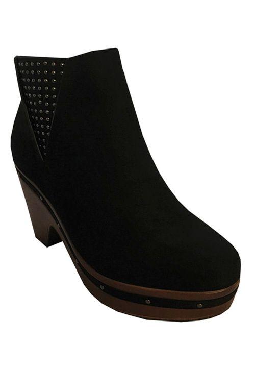 Botín Gamuza Ecológica  ZAX88 Negro-1