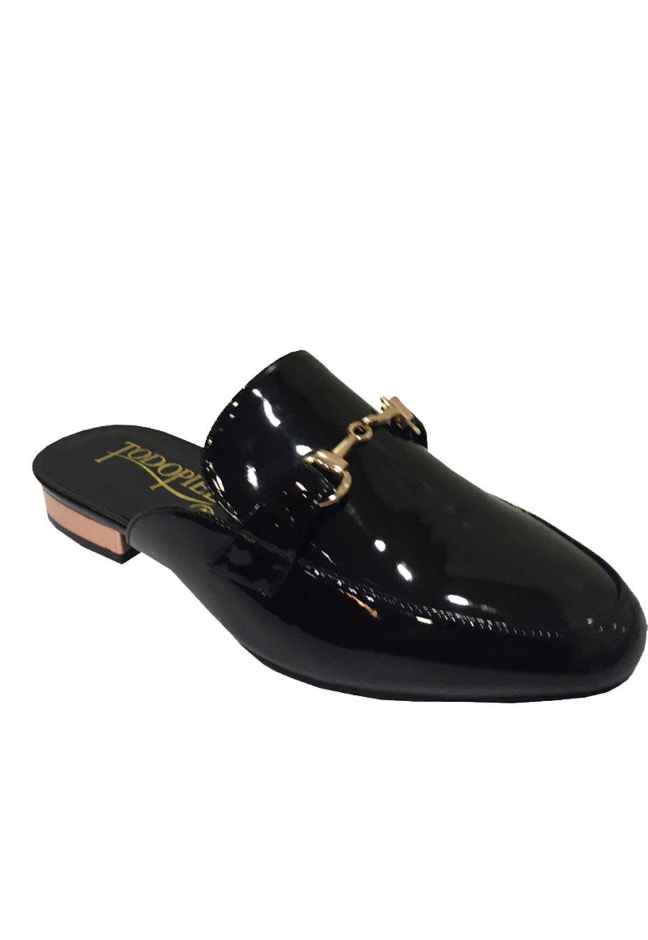 Mules Ecocuero ZAU02 Negro-1