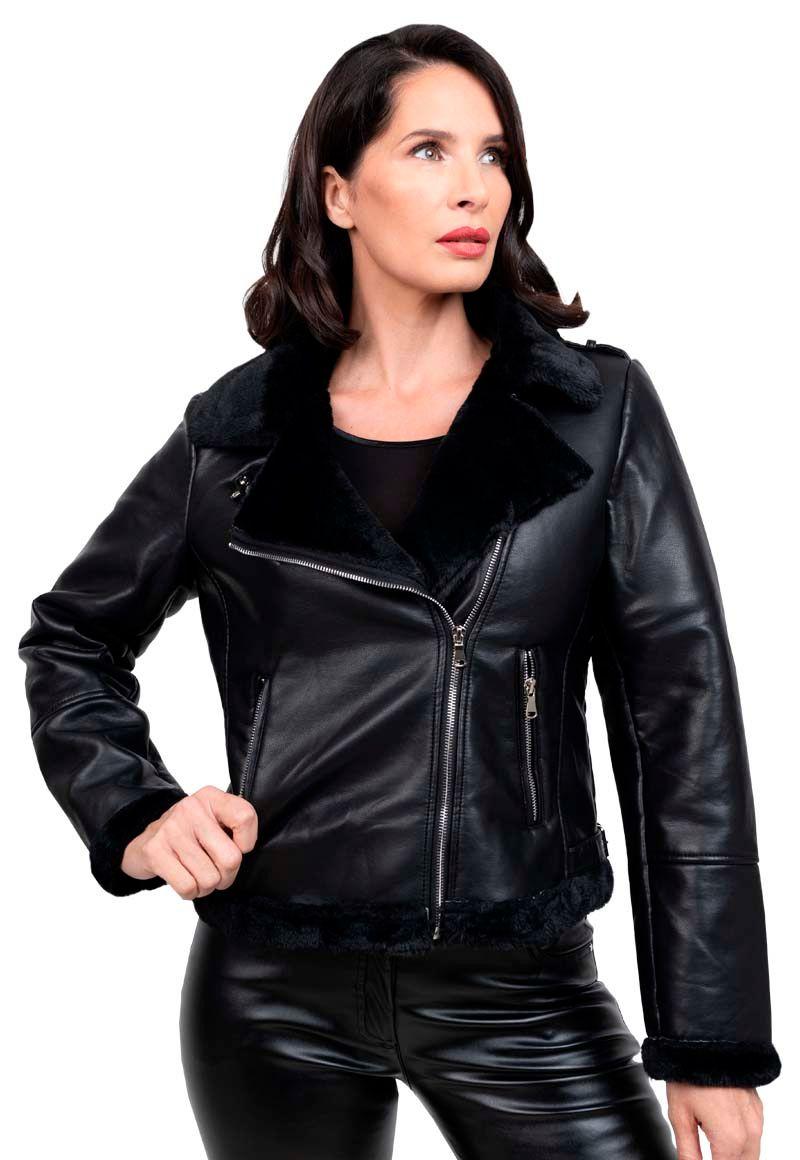 Chaqueta  EcoCuero CHG68 Negro-0