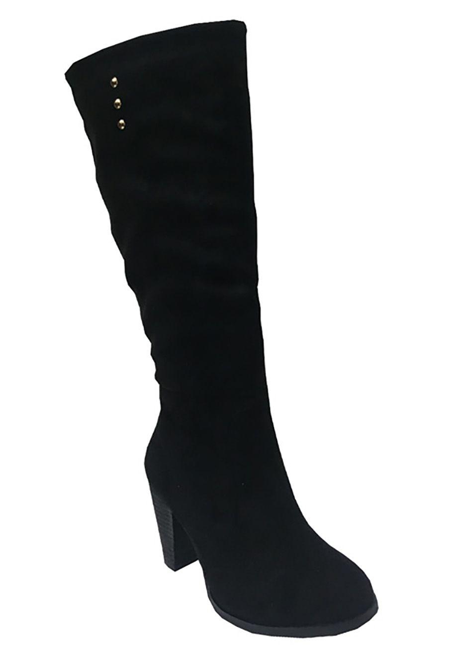 Bota Gamuza Ecológica ZAV31 Negro-1