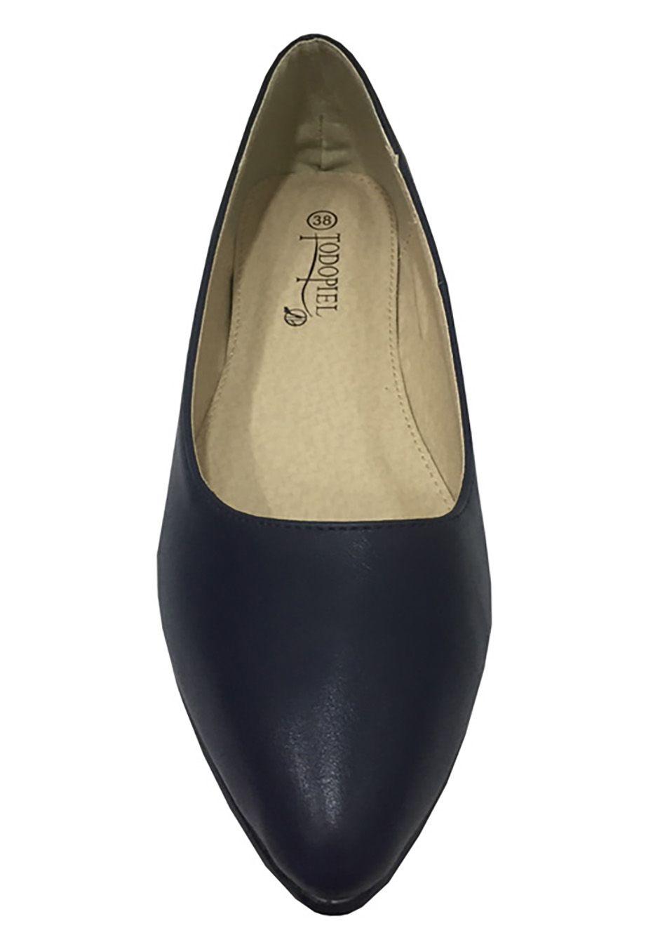 Ballerina Ecocuero ZAQ91 Navy-2