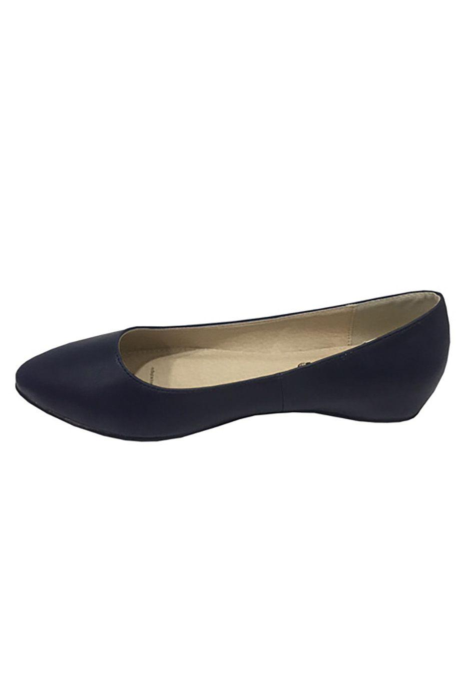 Ballerina Ecocuero ZAQ91 Navy-4
