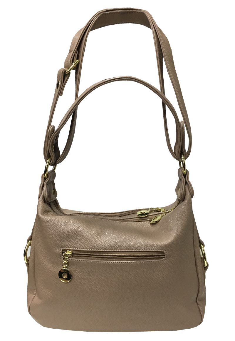 Cartera Cuero Ecológico CRS02 Beige-2