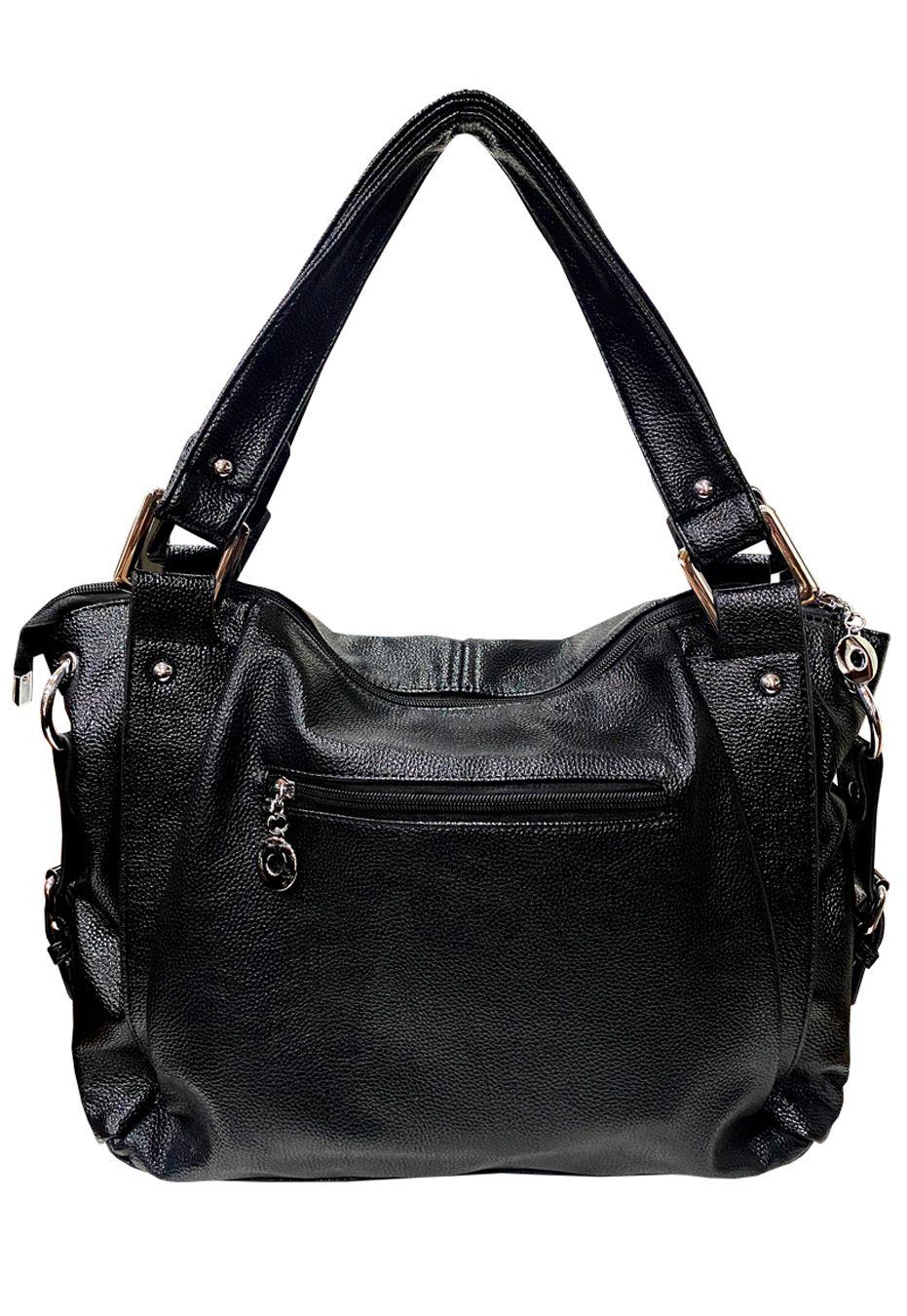 Cartera Cuero Ecológico CRS03 Negro-2