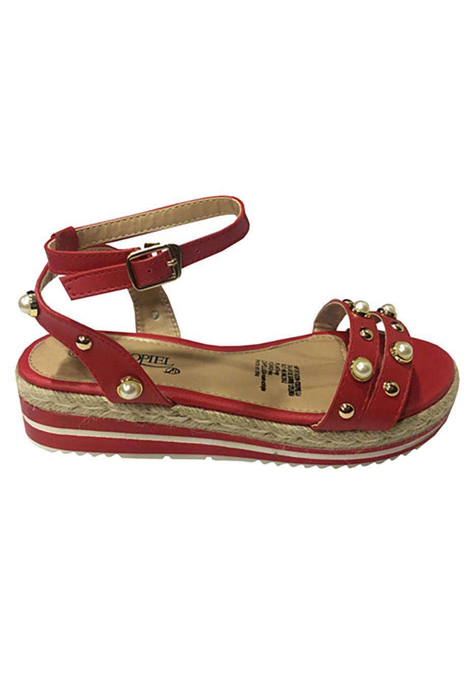 Sandalia Ecocuero ZAV99 Rojo-0