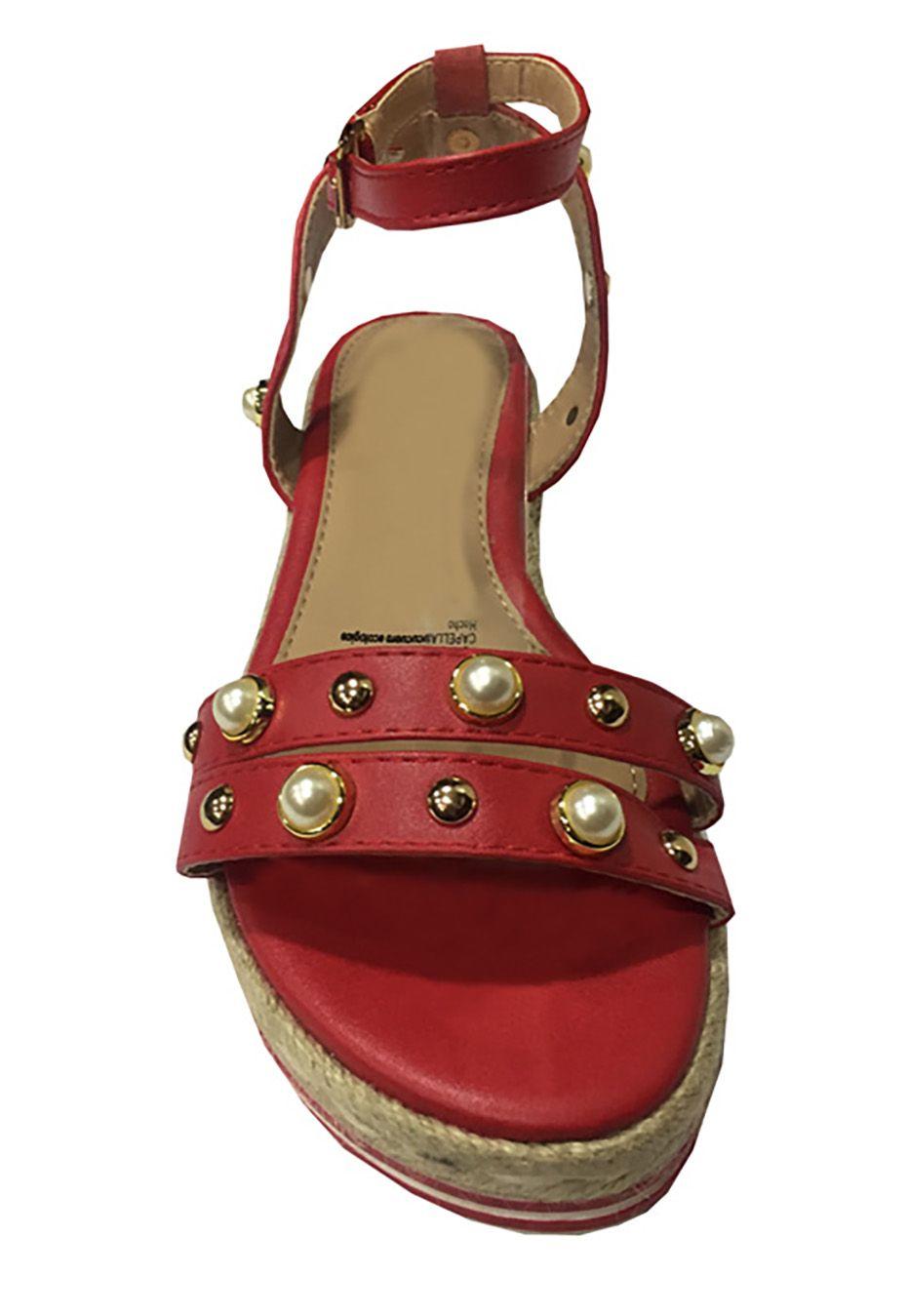 Sandalia Ecocuero ZAV99 Rojo-2