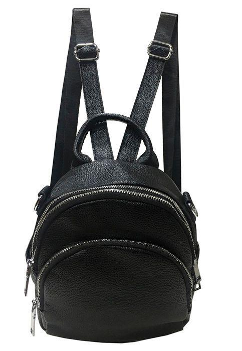Mochila Cuero CRT19 Negro-0