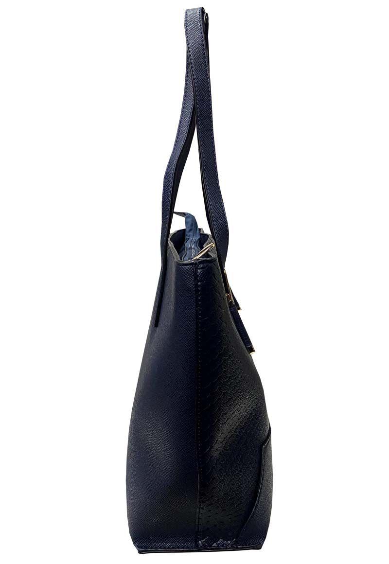 Cartera Cuero Ecológico CRT46 Azul Marino-1