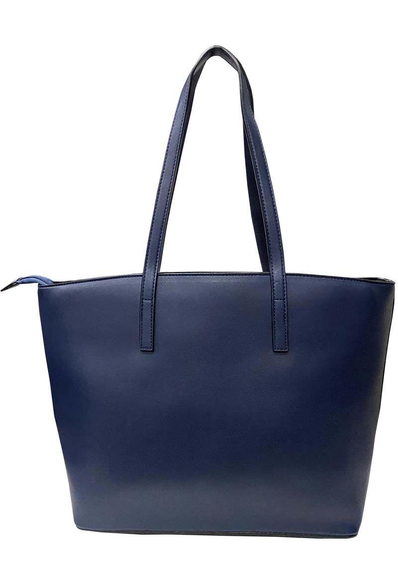 Cartera Cuero Ecológico CRT66 Azul Marino-2