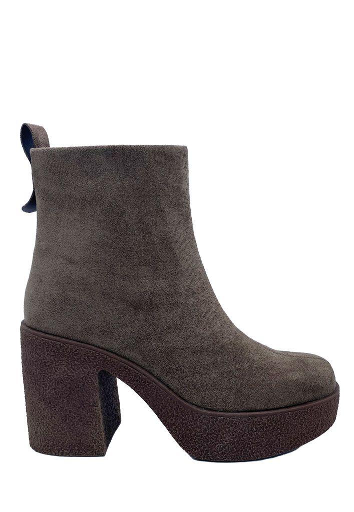 Botin ZAZ93 Gamuza Ecológica Taupe-0