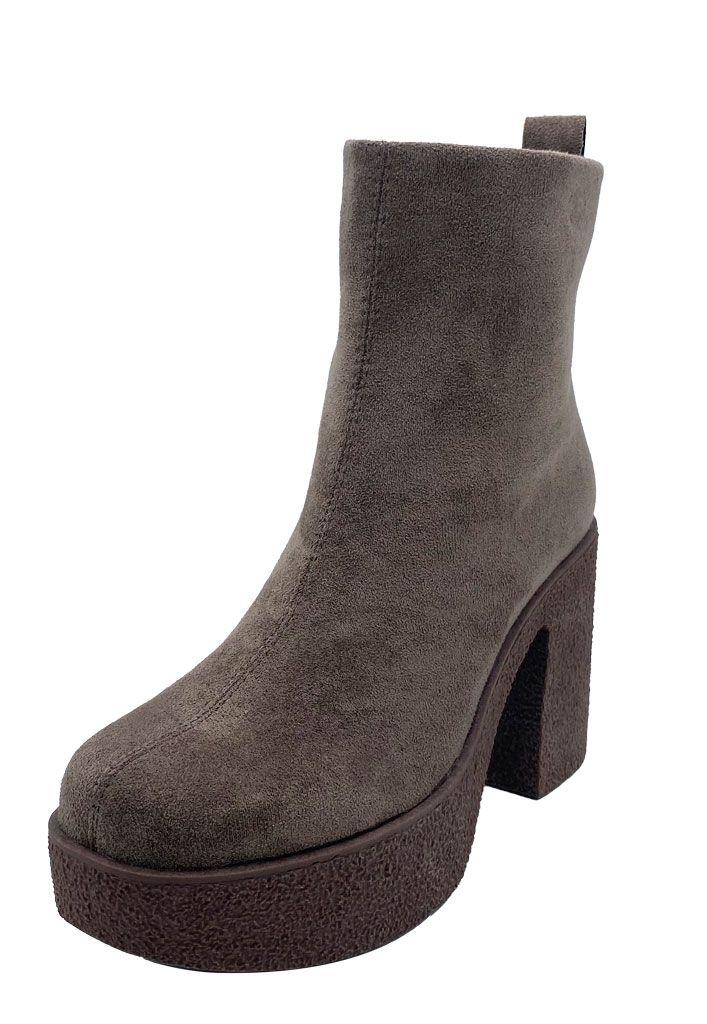 Botin ZAZ93 Gamuza Ecológica Taupe-3