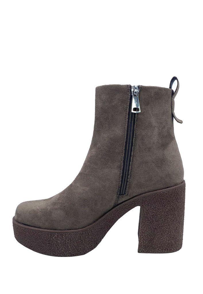 Botin ZAZ93 Gamuza Ecológica Taupe-4