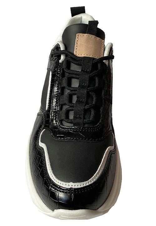 Zapatilla Ecocuero ZAY70 Negro-2