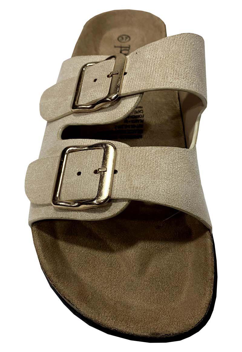 Sandalia Gamuza Ecológica ZAZ44 Beige-2