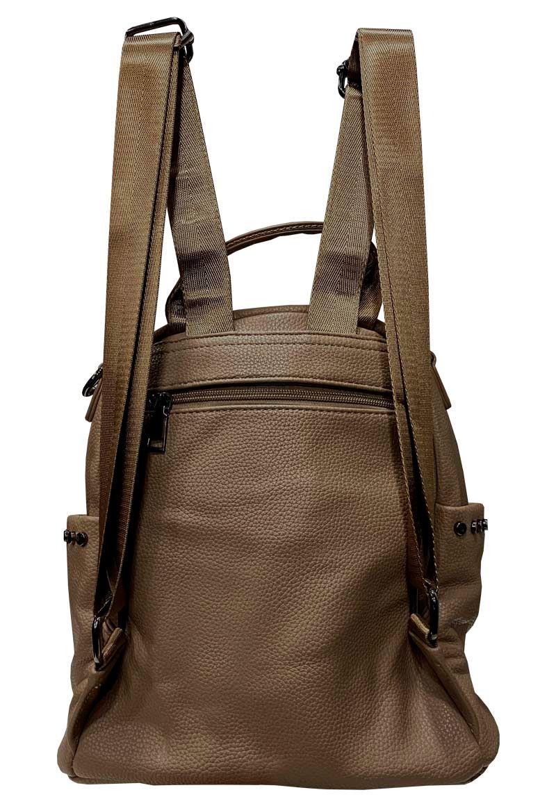 Mochila Cuero CRU45 Beige-2