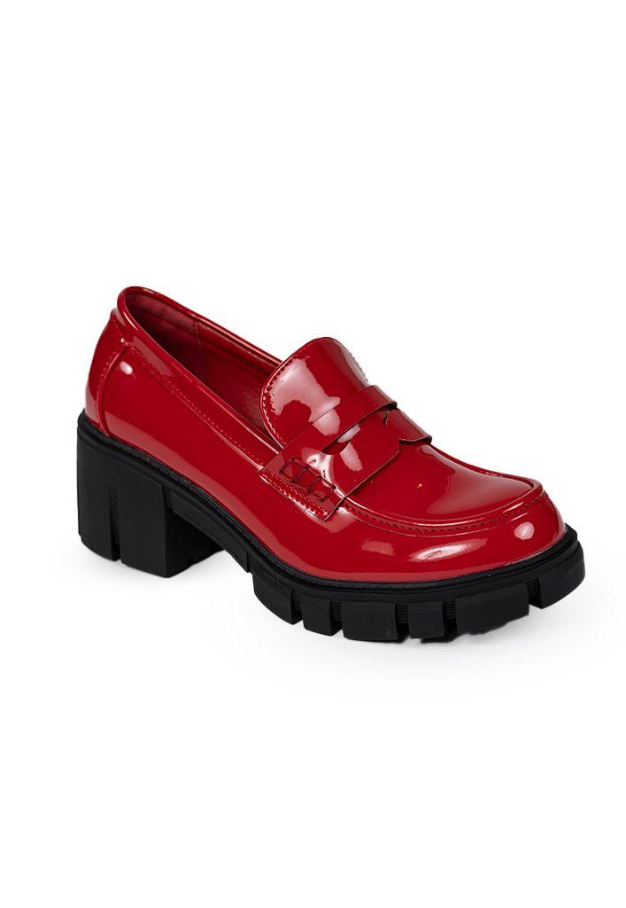 Mocasin Ecocuero ZAZ47 Rojo-1
