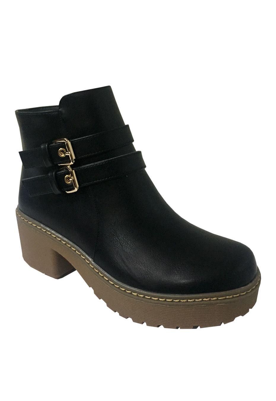 Botín Ecocuero ZAV10 Negro-1