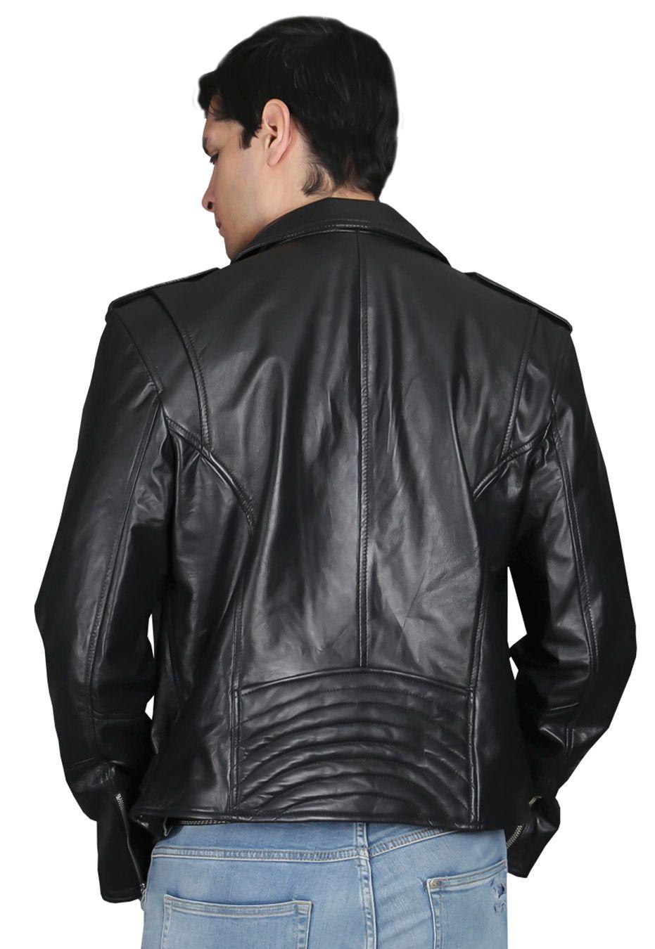 Chaqueta Cuero CHG51Negro-1