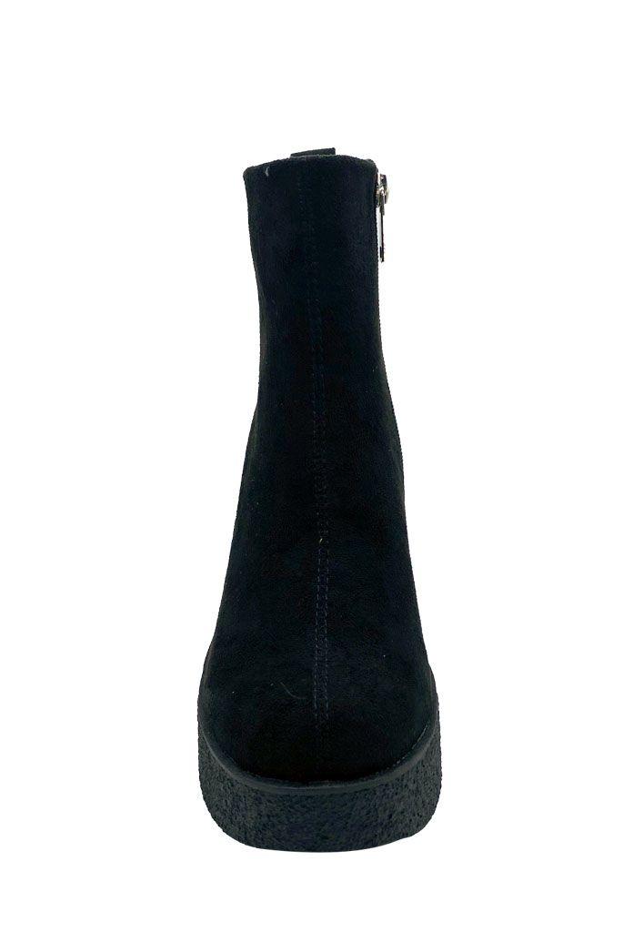 Botin ZAZ93 Gamuza Ecológica Negro-2