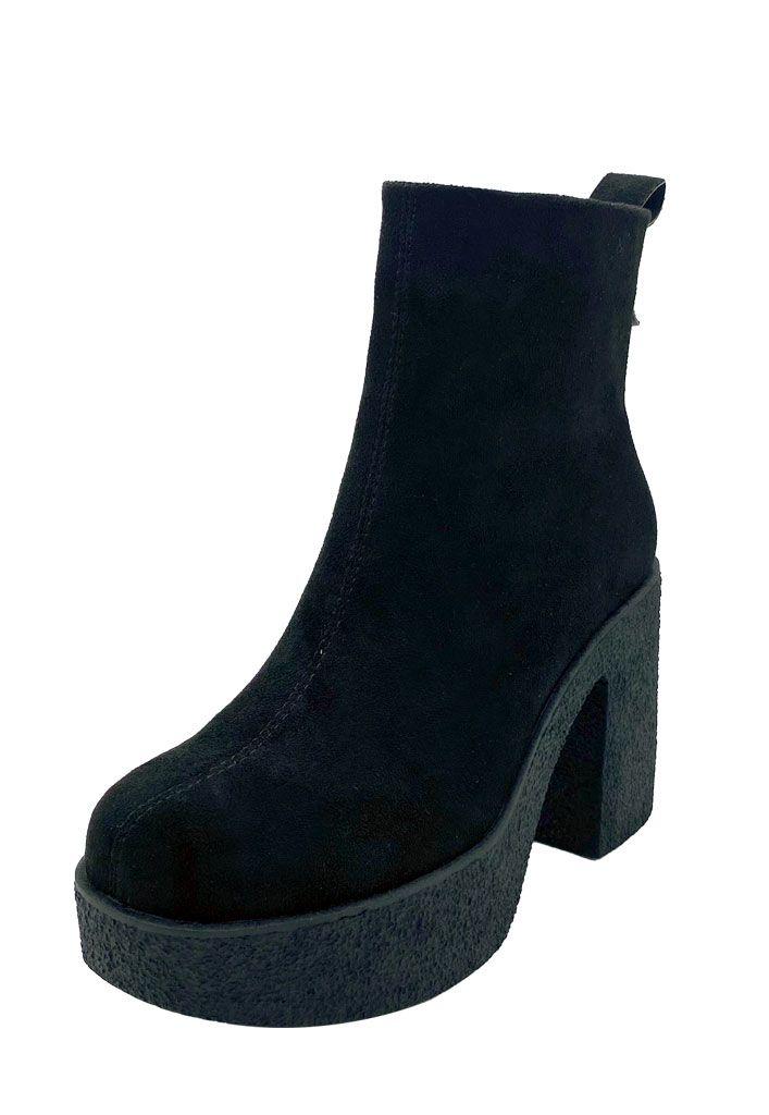 Botin ZAZ93 Gamuza Ecológica Negro-3