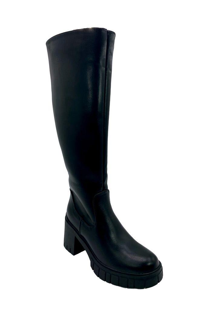 Bota ZB001 Ecocuero Negro-1