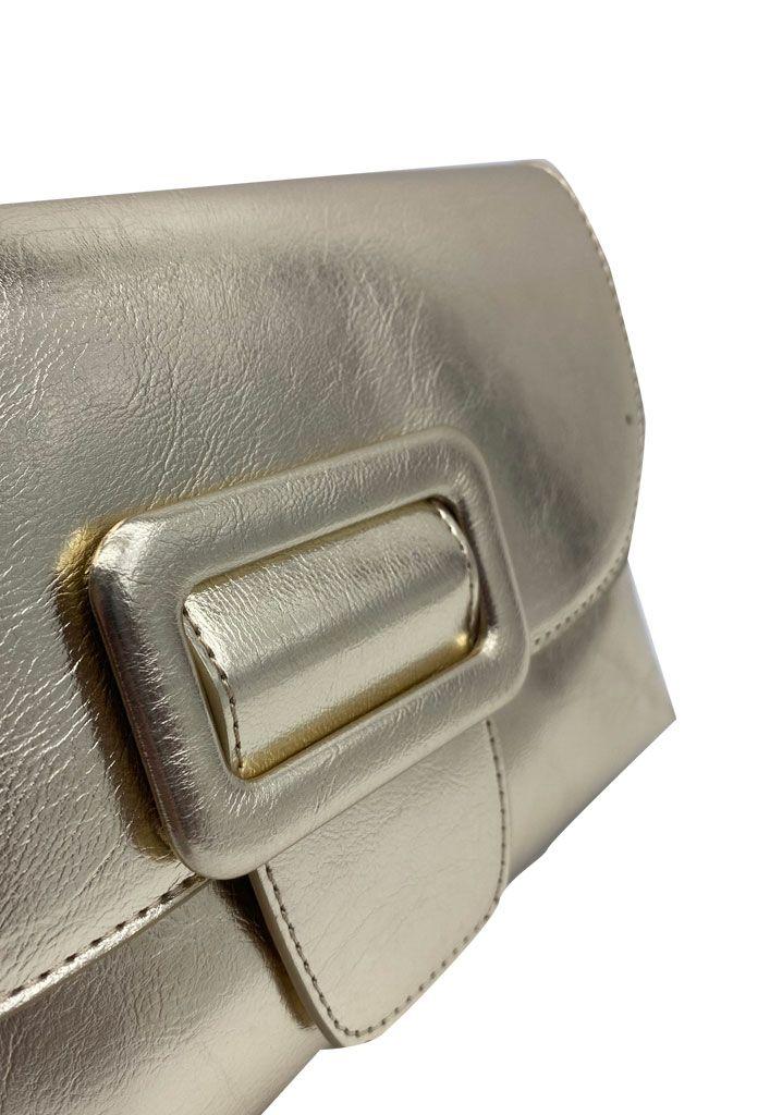 Cartera de fiesta Ecocuero Dorado CRX34-4