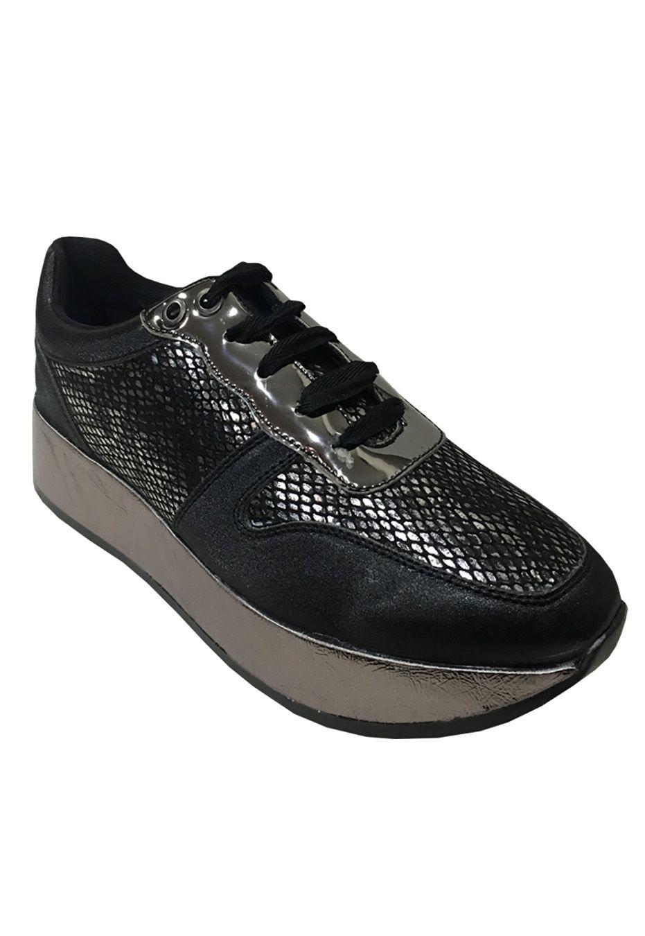 Zapatilla Ecocuero ZAX28 Negro-1