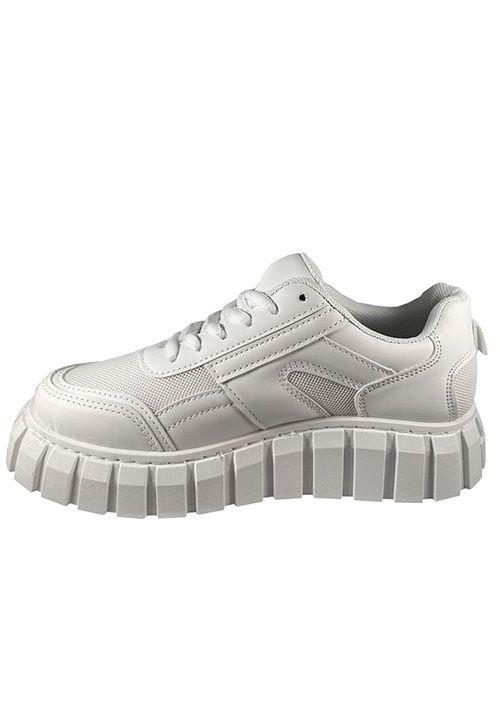 Zapatilla Ecocuero  ZAZ04 Blanco-4